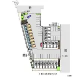 ★手数料０円★札幌市白石区菊水上町二条２丁目　月極駐車場（LP）